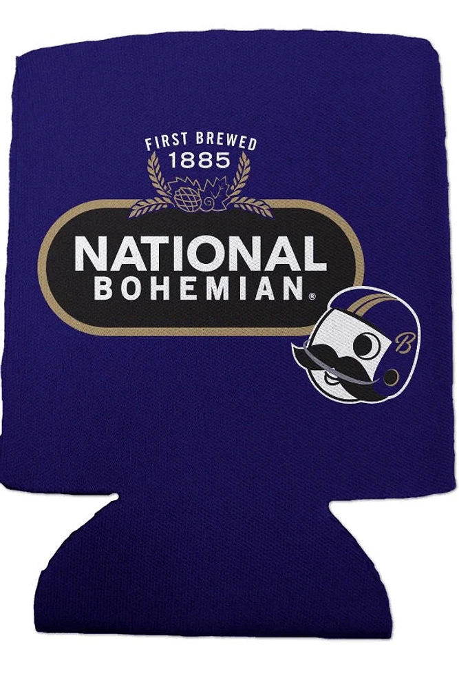 NATL BOH FOOTBALL CAN COOLER PPL