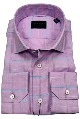 LUXE MELANGE TWILL CHECK SHIRT
