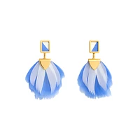 VENICE BAY BEZEL DROP EARRING