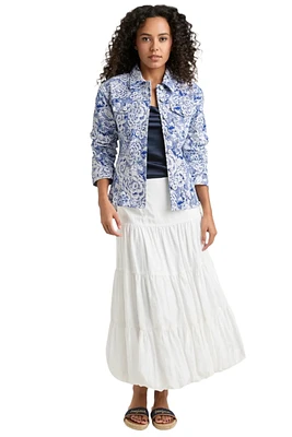 SKETCHBOOK FLORAL SCRUNCHED CANYON JACKET