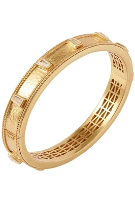 AURORA STONE HINGE BANGLE