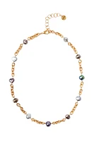 NECKLACE W/PEACOCK PEARLS (NGZ-15208)
