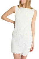 3D GARDEN LACE SLEEVELESS MINI DRESS