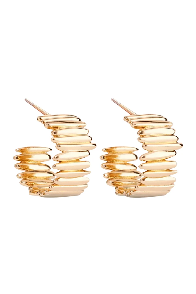 AZORA HOOPS- GLD
