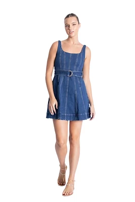 LILIANA DENIM MINI DRESS
