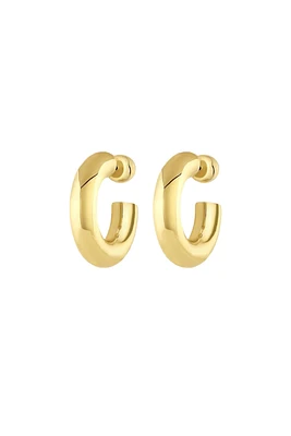 LOU STATEMENT SMALL HOOPS- GLD