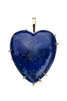 LOVE CARRY YOUR HEART LAPIS PENDANT- DRAWN LINK CHAIN