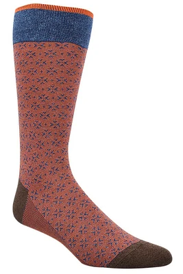 MEDALLION SOCK ORANGE (OS)
