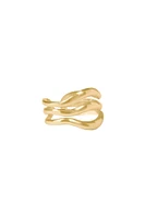 WAVE RING- GLD
