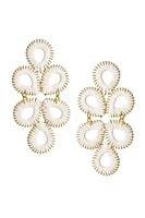 STRAW GINGER EARRINGS