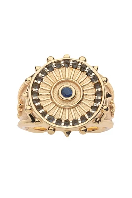 PROTECT EMBELLISHED WATCHFUL EYE RING