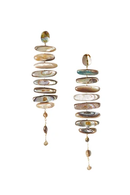 CASCADING ABALONE EARRINGS (EG-5644)