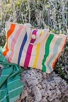 LG RAINBOW TOTE- MULTI