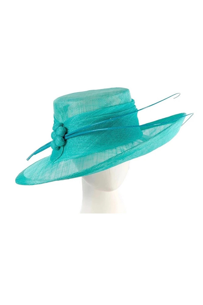 HAT W/FLOWER ACCENT (MA901)