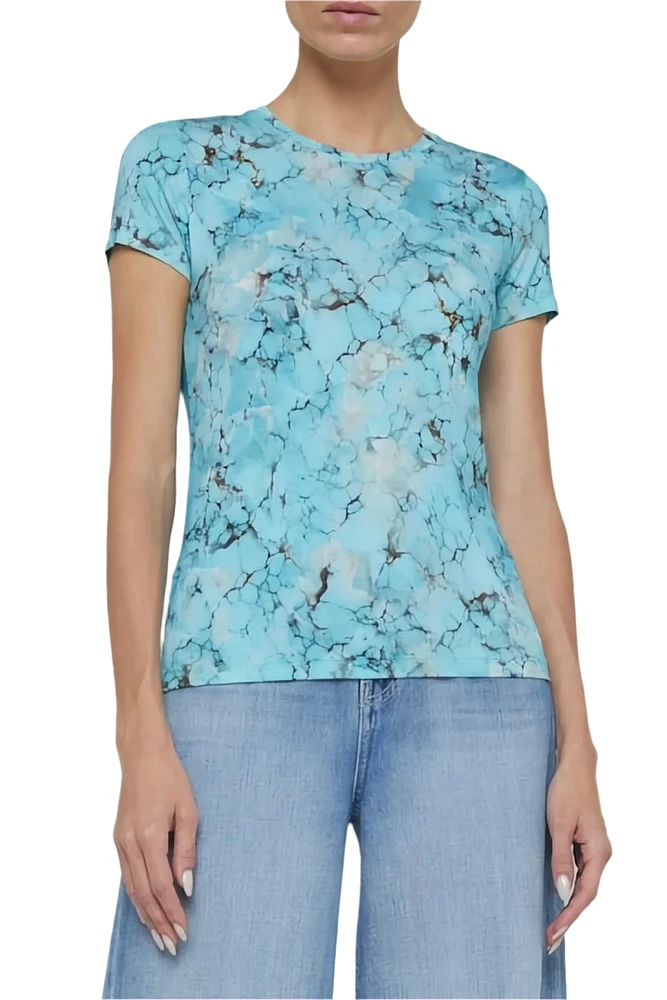 RESSI SS TURQ STONE TEE