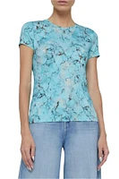 RESSI SS TURQ STONE TEE