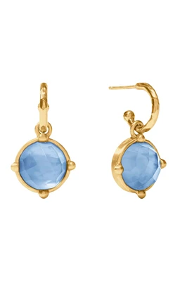 HONEYBEE HOOP & CHARM EARRING