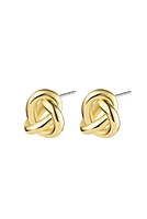 INFINITY KNOT STUDS- GLD