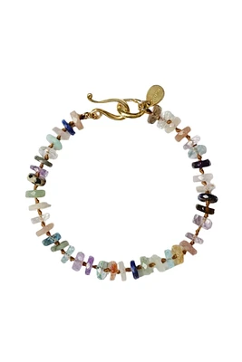 SEMI PRECIOUS STONE BRACELET (BG-6346LQ)- MULTI