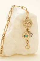 CHRYSTIE CHARM NECKLACE- GLD
