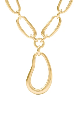 WAVE NECKLACE- GLD