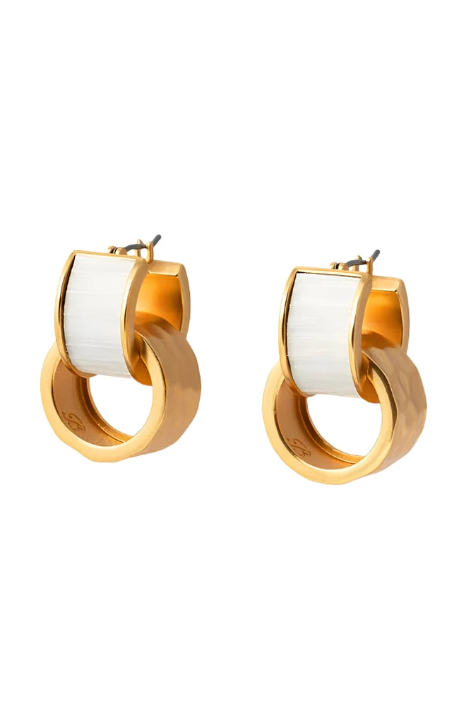 DUNMORE TWO PIECE HOOP GOLD