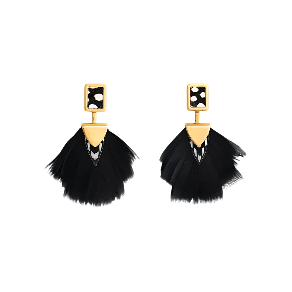BAR BAY BEZEL DROP EARRING