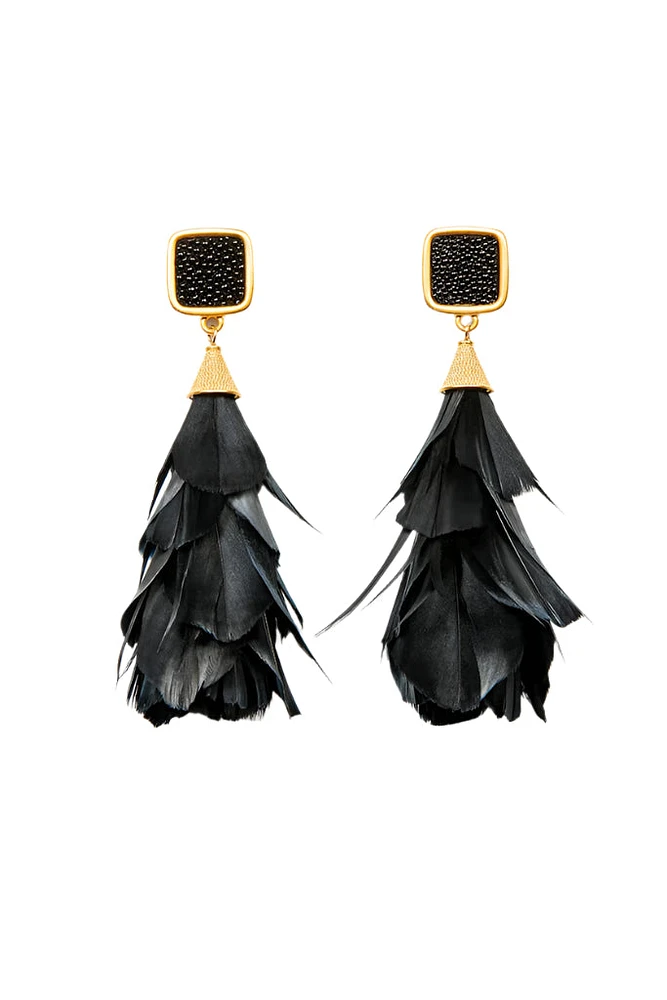 PARADES STINGRAY STATEMENT EARRING