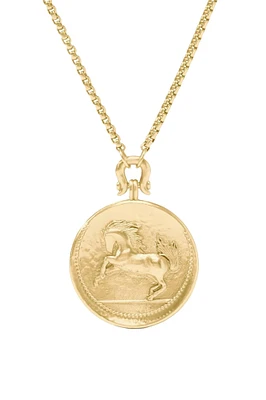 SARATOGA HORSE NECKLACE- GLD