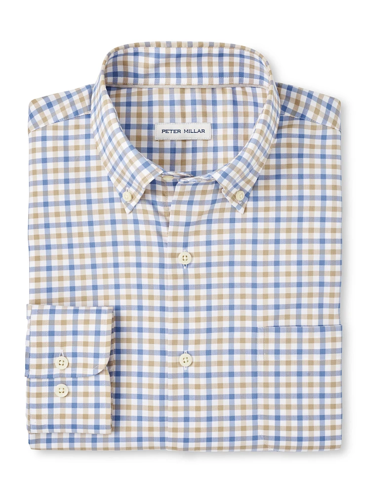 GARDNER CROWN LITE COTTON-STRETCH SPORT SHIRT
