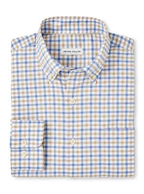 GARDNER CROWN LITE COTTON-STRETCH SPORT SHIRT