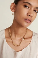 FRANCES SHORT NECKLACE- GLD