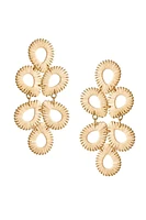 STRAW GINGER EARRINGS