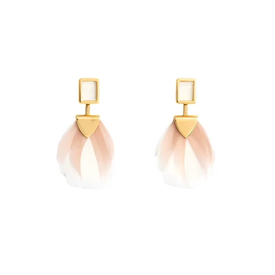 TARPUM BAY BEZEL DROP EARRING