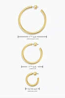CARTER SM HOOPS- GLD