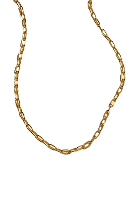 MINI PAPERCLIP NECKLACE- GLD