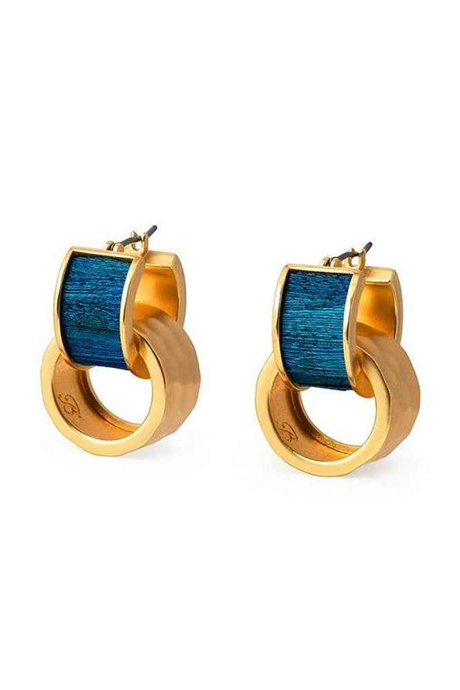 ELEUTHERA TWO PIECE HOOP GOLD