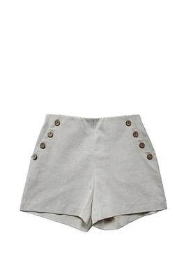 MEL BUTTON POCKET SHORTS