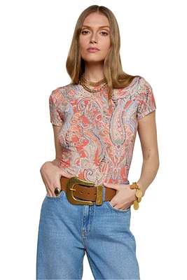 RESSI SS PAISLEY TEE