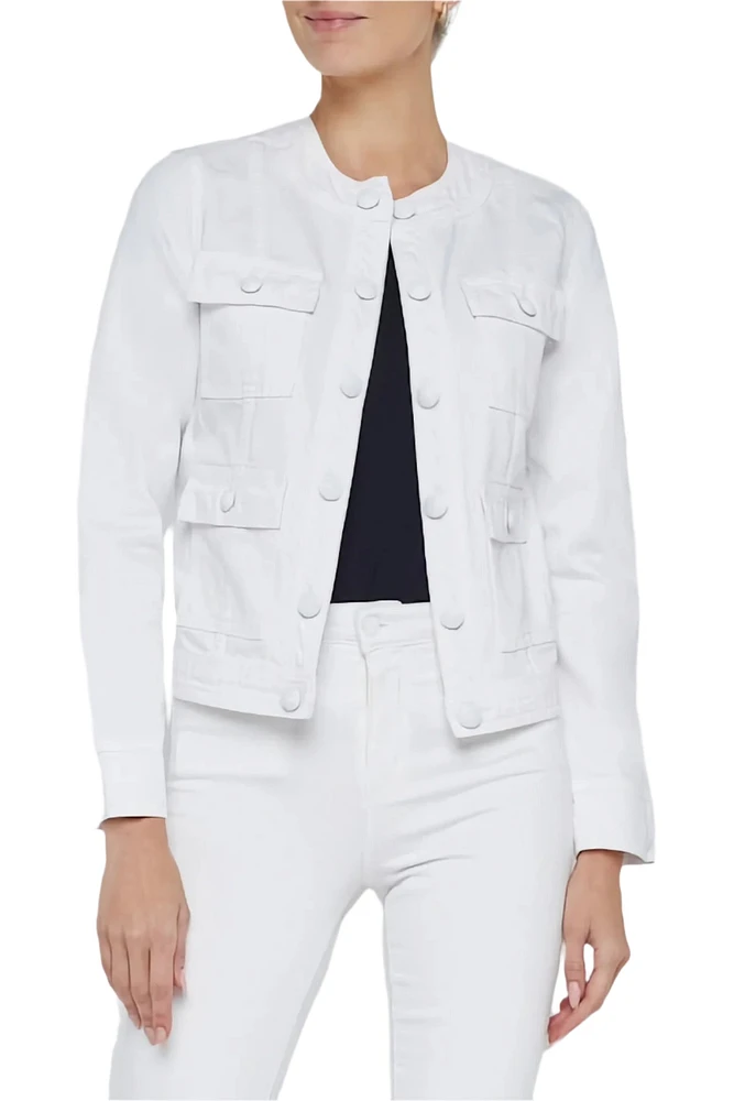 YARI COLLARLESS JACKET (1646KDW)