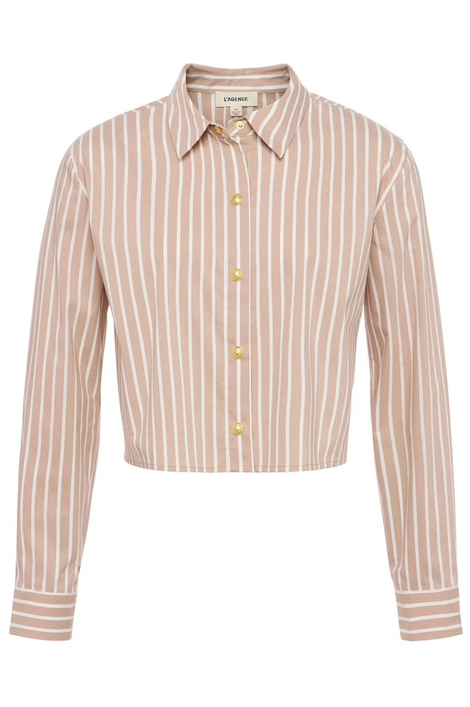 COSETTE CROP HI LOW SHIRT (40548NPQ)