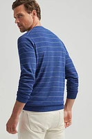 HASTINGS STRIPE CREW SWEATER