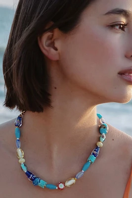 LINDY NECKLACE- BLUES
