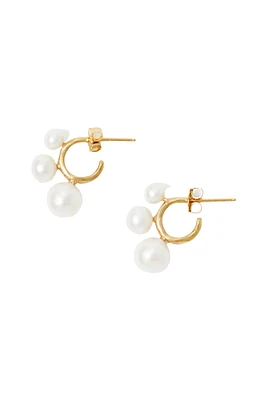 PENELOPE EARRINGS- WHT PEARL