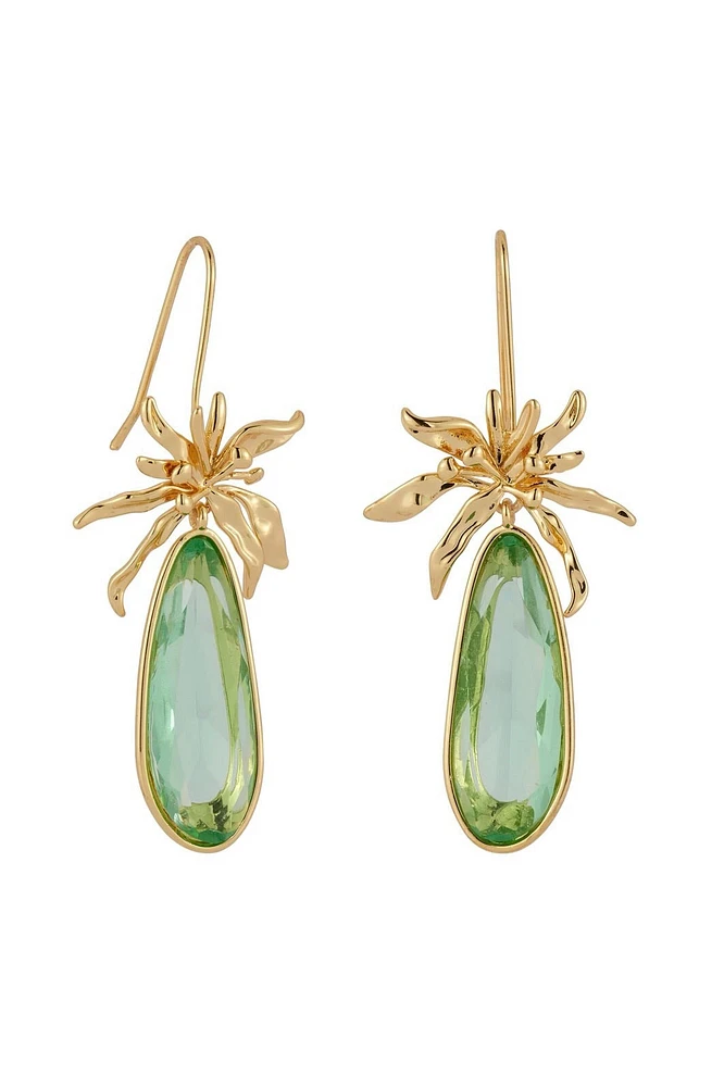 TEO EARRINGS- GREEN