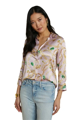 DANI 3/4 SLV BLOUSE (40126JCJ)