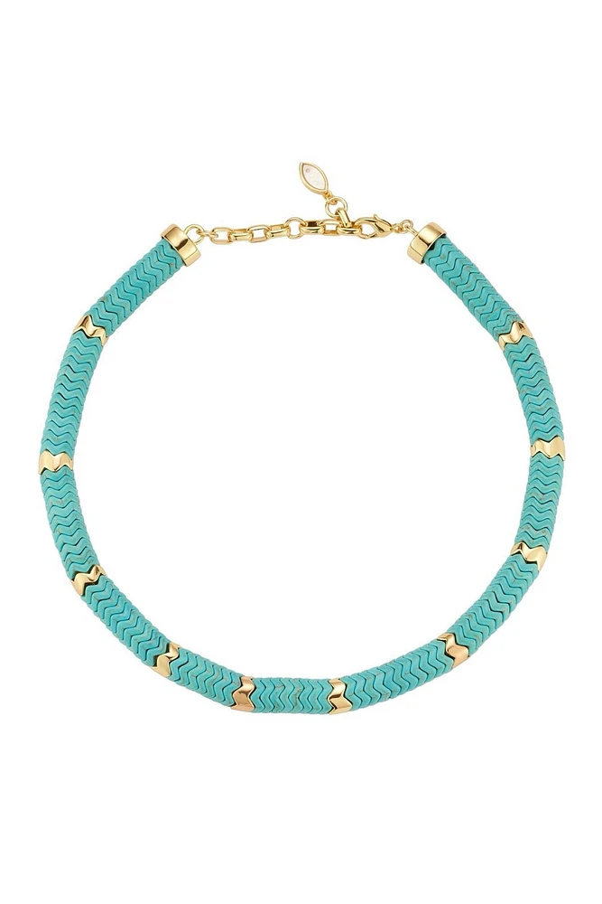 DANIELA NECKLACE- TURQ