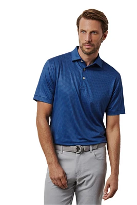 GINGHAM PERFORMANCE POLO