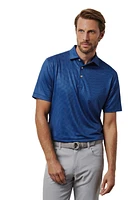 GINGHAM PERFORMANCE POLO