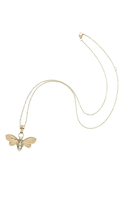 SISTERS FOREVER BEE PENDANT- ADJ DELICATE CHAIN